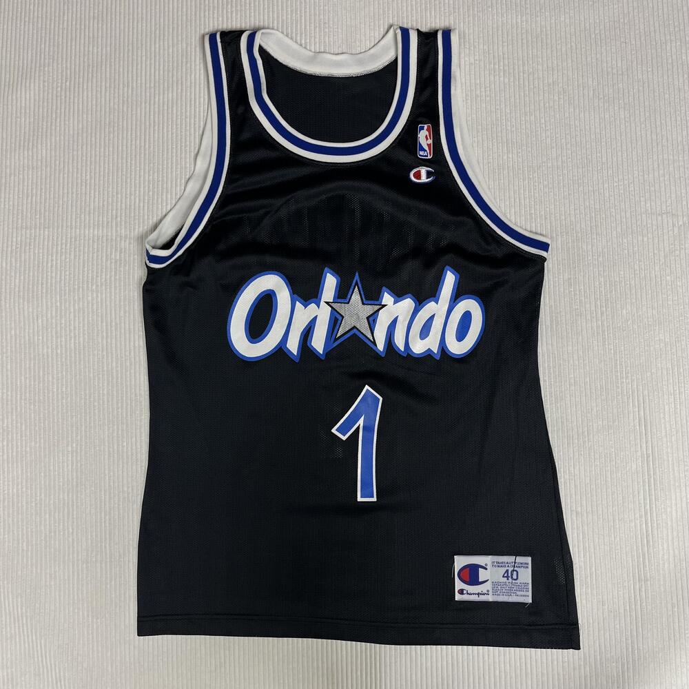 Vintage Orlando Magic Champion Jersey Mens 40 NBA Basketball Hardaway 1 90s